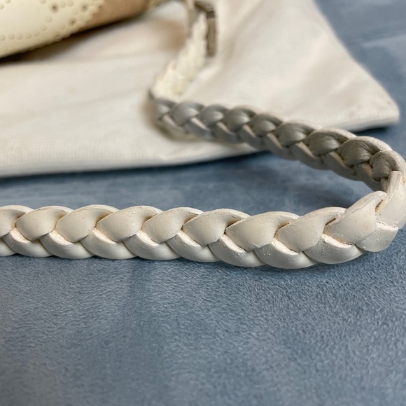 Sold-Authentic Christian Dior D'trick White & Pink Shoulder Bag - Picture 11 of 11